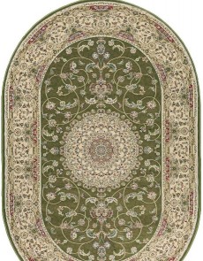 Високощільний килим Royal Esfahan-1.5 2194B Green-Cream - высокое качество по лучшей цене в Украине.